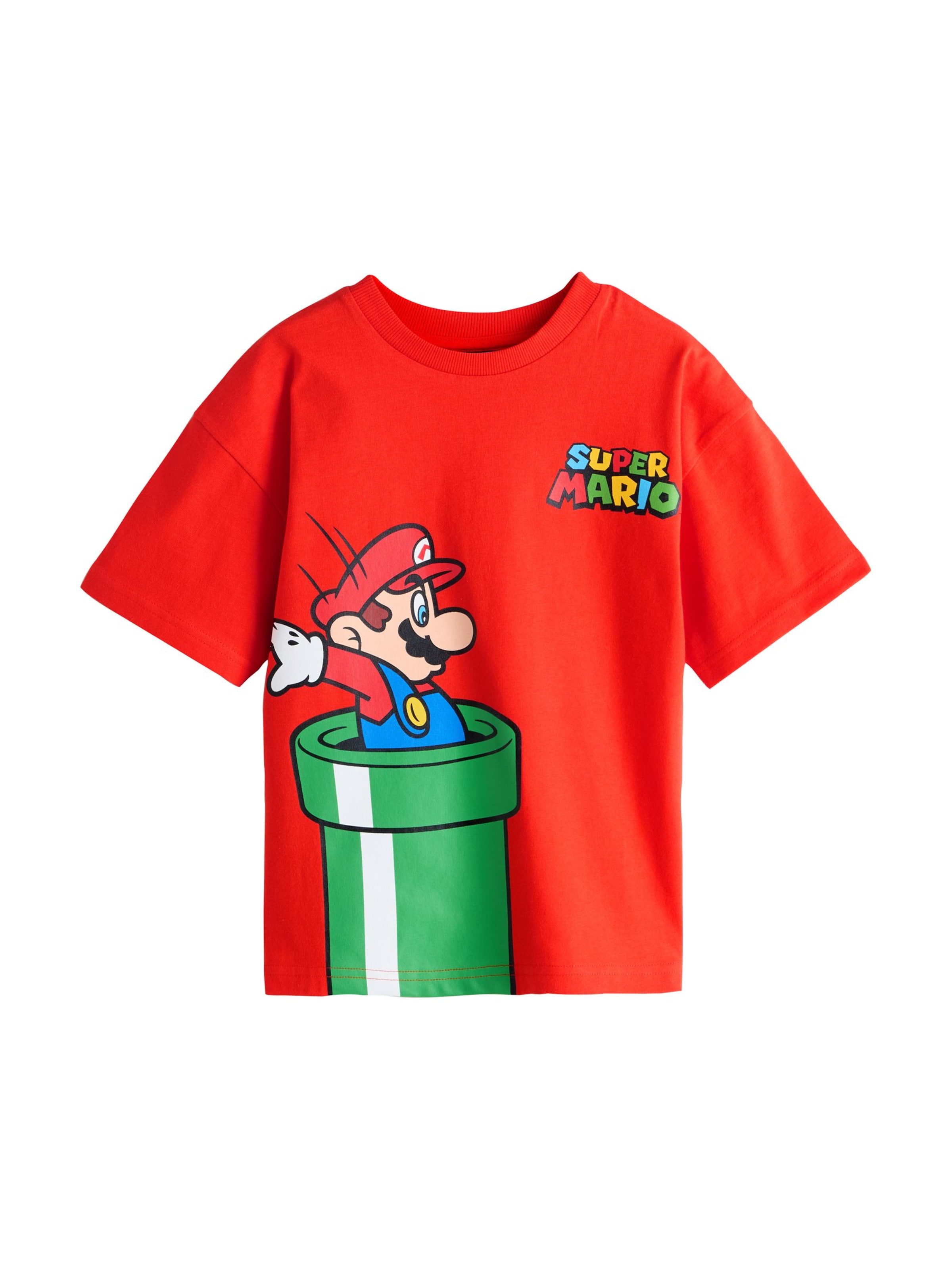 Next - Camiseta 'Mario Gaming' en rojo: frente