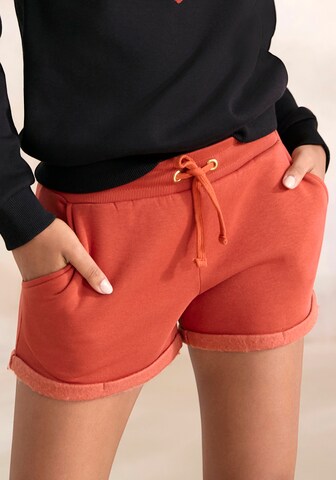 LASCANA Regular Pants in Red