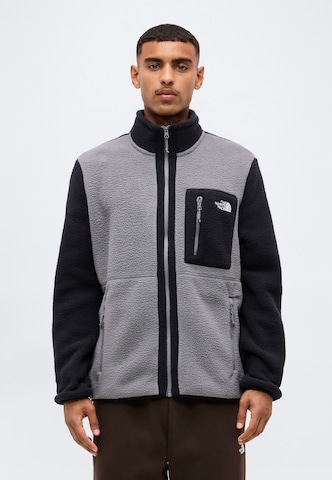 THE NORTH FACE Funktionsfleecejacka 'YUMIORI' i grå: framsida