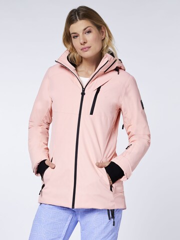CHIEMSEE Athletic Jacket in Pink: front