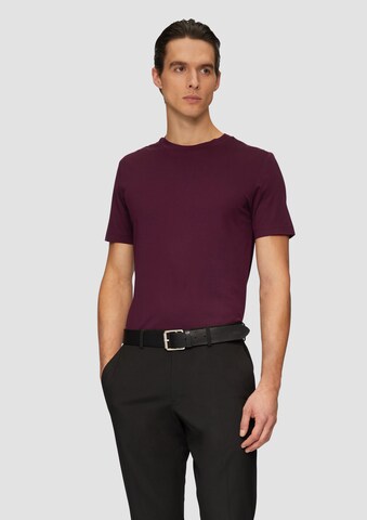 s.Oliver BLACK LABEL T-Shirt in Rot: Vorderseite