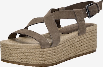 Pull&BearSandale - bež boja: prednji dio