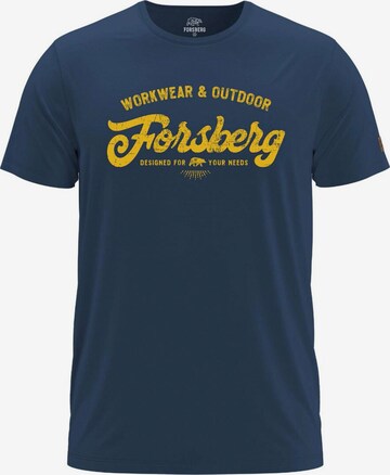 FORSBERG T-Shirt 'Överson' in Blau: predná strana