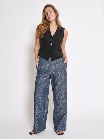 minus Wide leg Broek 'Codina' in Blauw