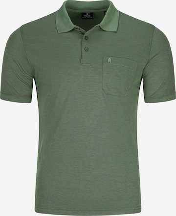 Ragman Shirt 'Basic' in Green: front