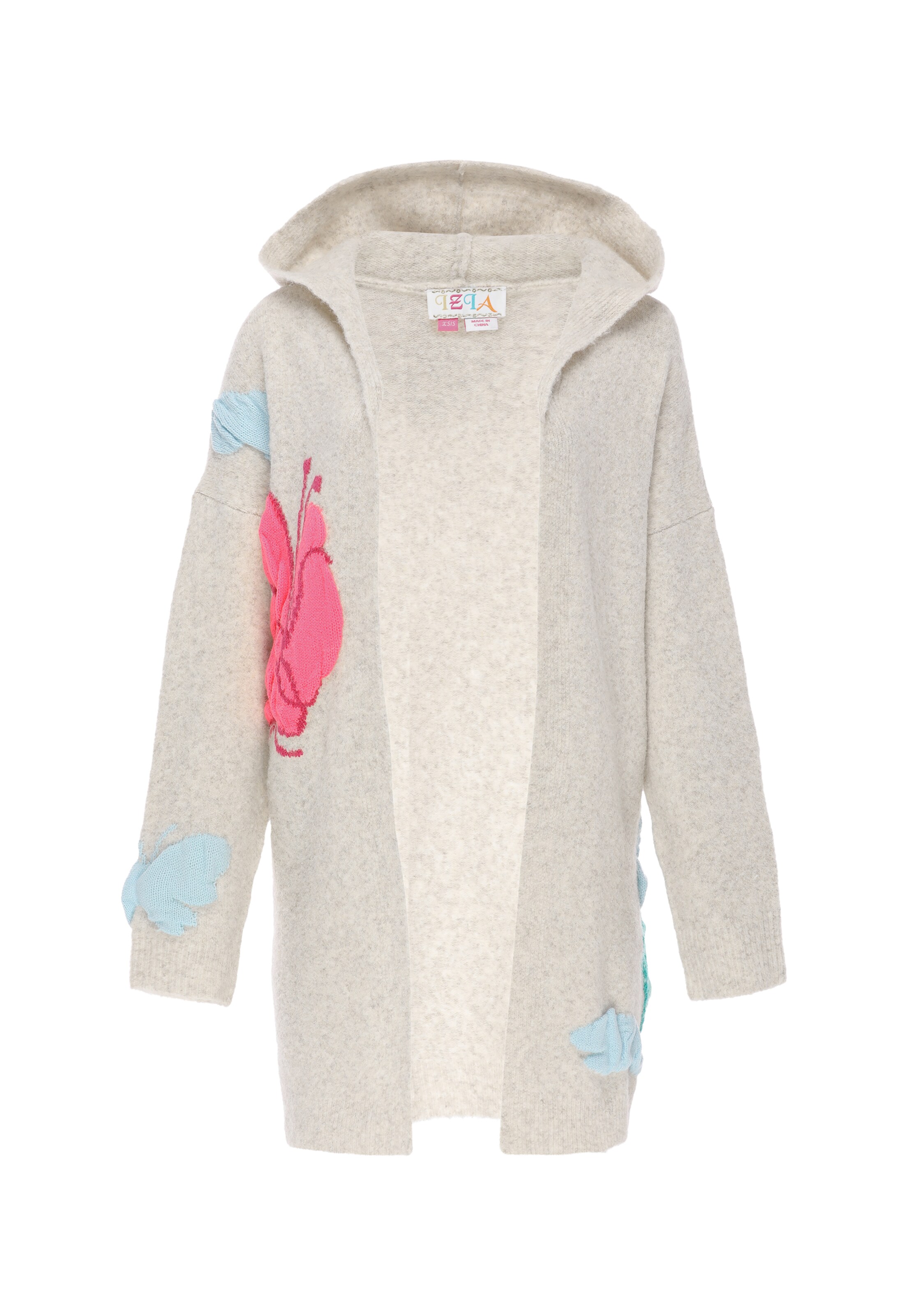 IZIA Strickjacke in Beige: Vorderseite