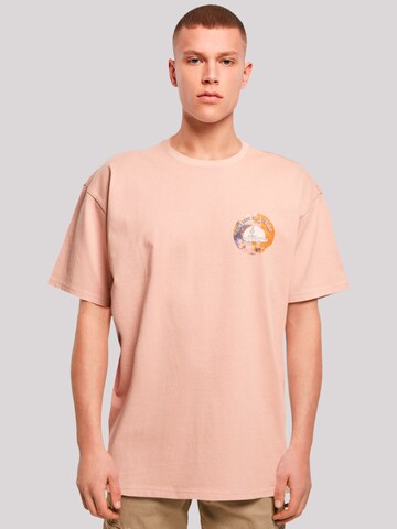 F4NT4STIC Shirt 'Heroes of Childhood Pinocchio Sundowner' in Orange: front