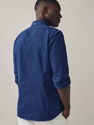 Next Slim fit Overhemd in Blauw