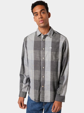 Pepe Jeans Regular fit Button Up Shirt 'BIG' in Grey: front