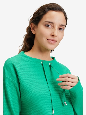 Betty Barclay Strukturshirt mit hohem Kragen in Grün