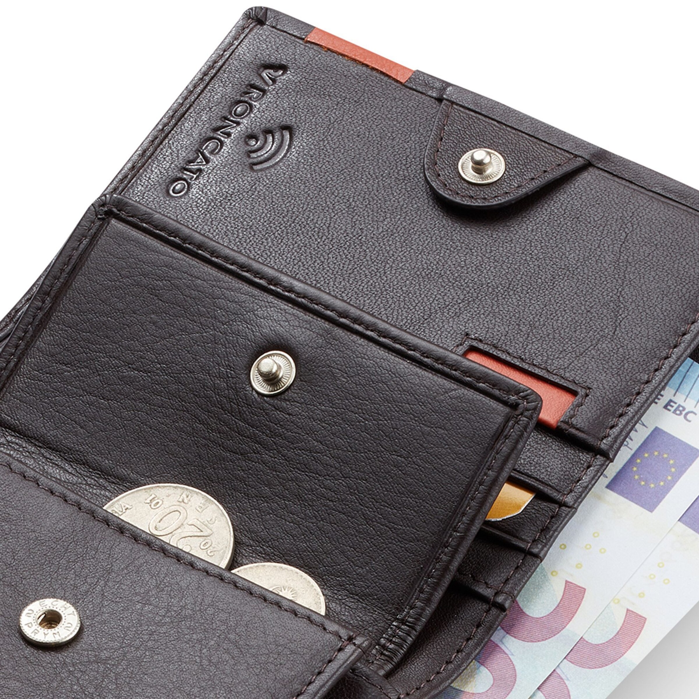 Roncato Wallet 'Monaco' in Brown