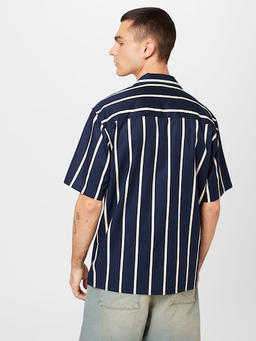 Redefined Rebel Comfort Fit Hemd 'Duke' in Blau