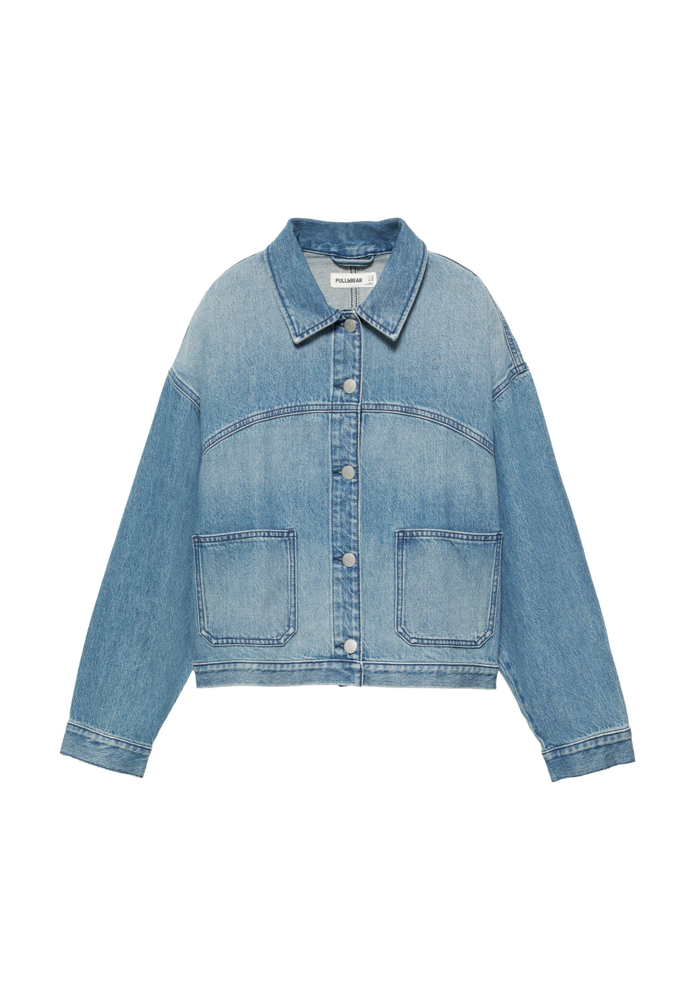 Pull&Bear Tussenjas in Blauw: voorkant