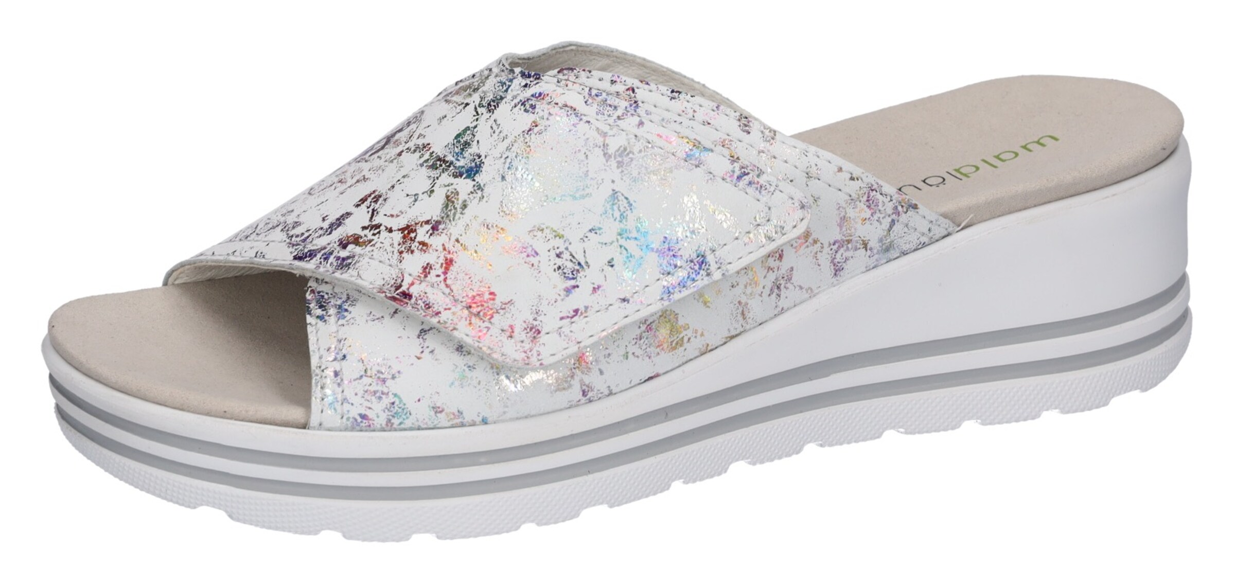 WALDLÄUFER Mules in Grey: front