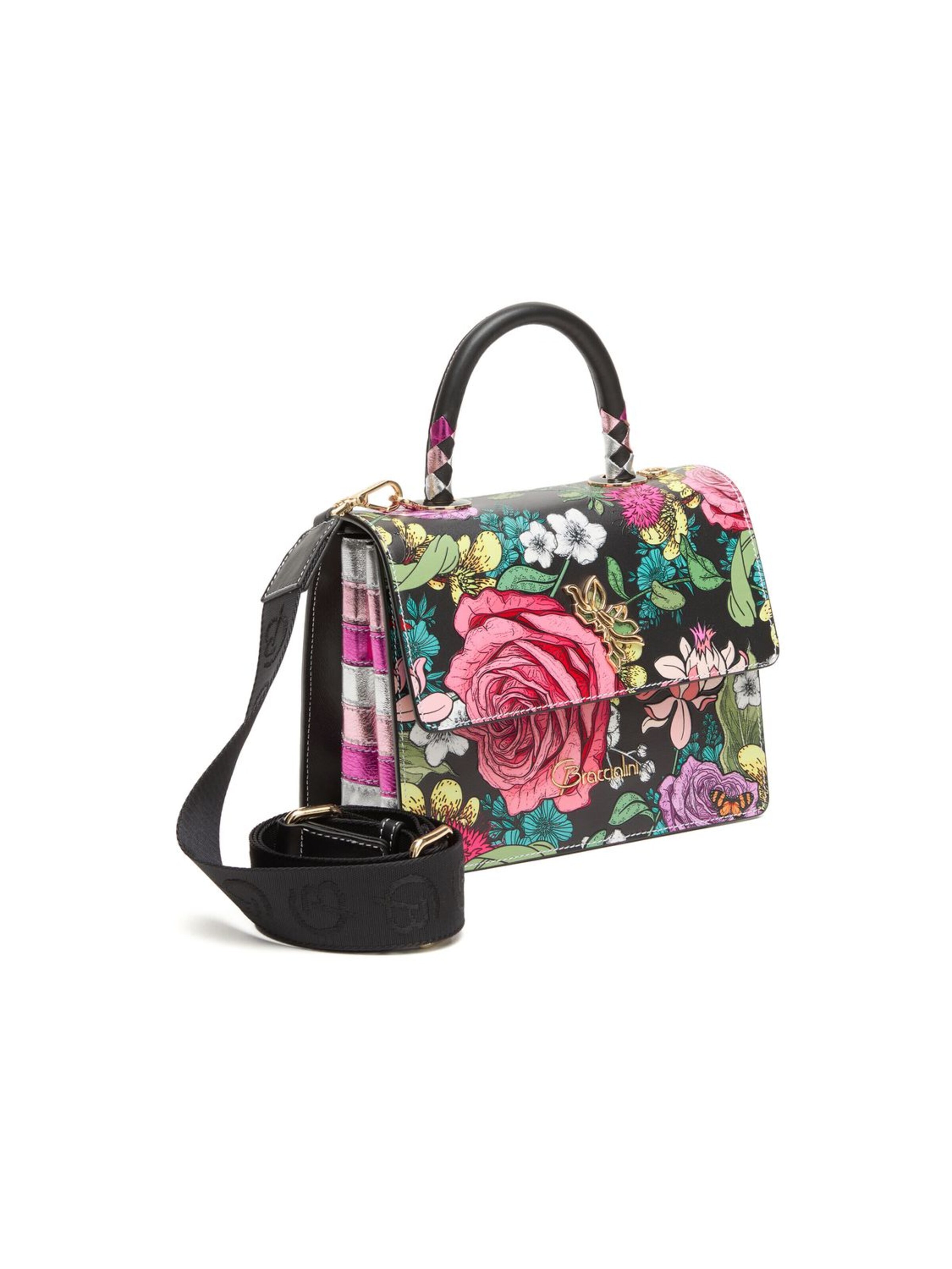 Borsa a mano 'Audrey Floreale' di Braccialini in colori misti
