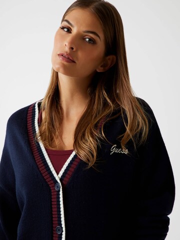 GUESS Knit Cardigan in Blue