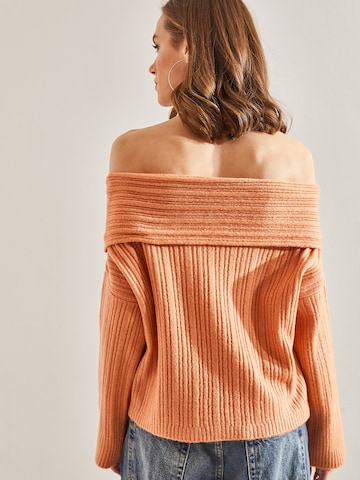 Bianco Lucci Свитер в Оранжевый