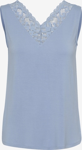 Haut 'Trulla' Cream en bleu : devant