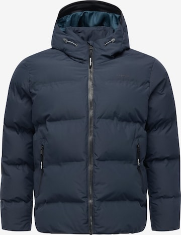 Ragwear Winter jacket 'Norgos' in Blue: front