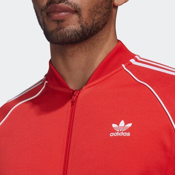 Coupe regular Veste de survêtement 'Adicolor Classics Primeblue' ADIDAS ORIGINALS en rouge