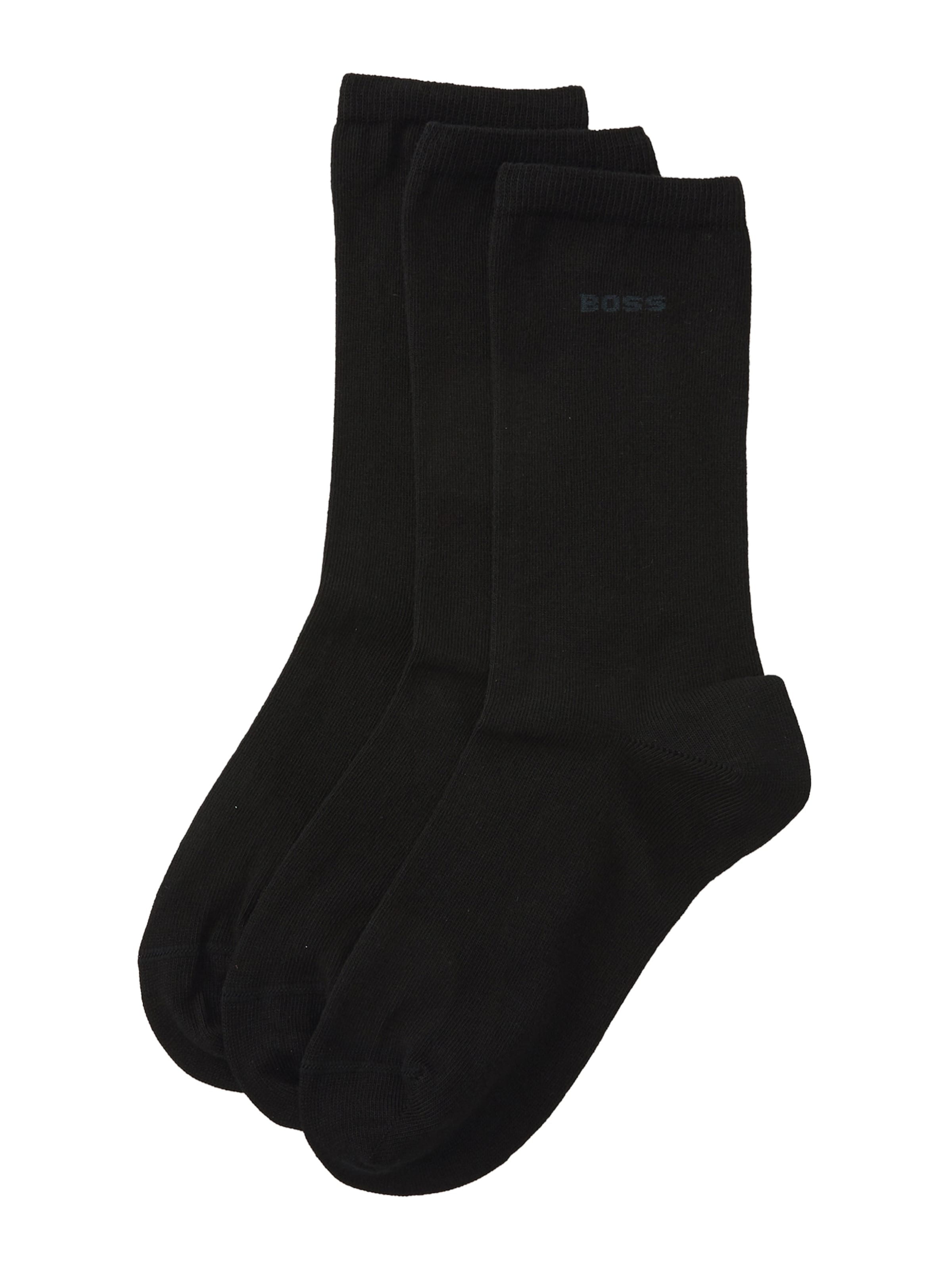 BOSS Socks in Black: front