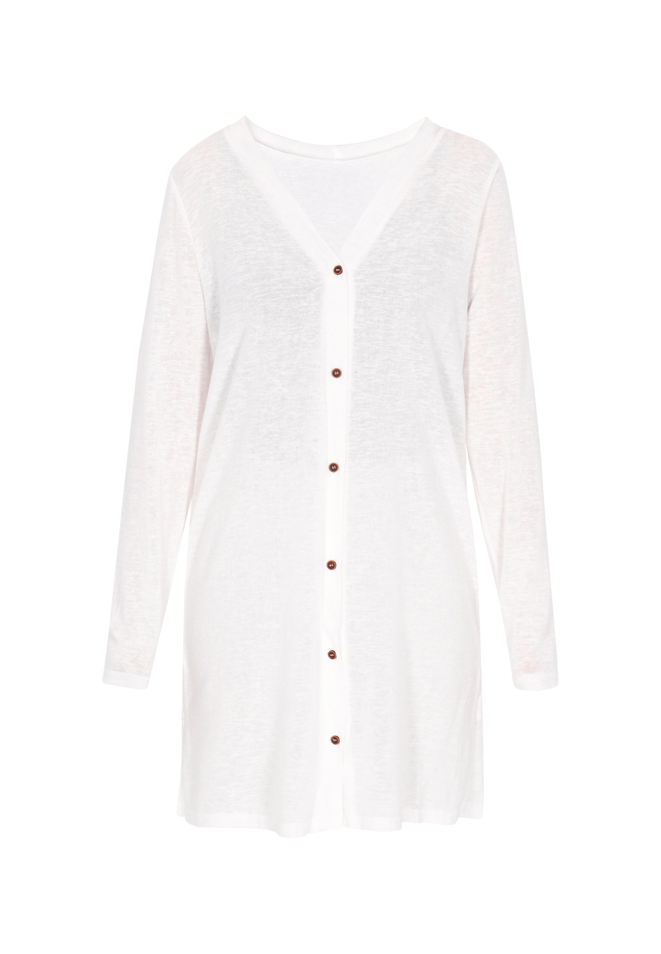 Usha - Casaco de malha em branco: frente