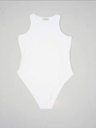 Bigdart Shirtbody en blanc, Vue avec produit