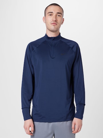 NIKETehnička sportska majica 'Ready' - plava boja: prednji dio