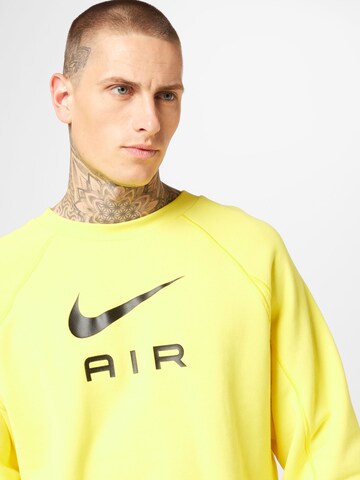 Nike Sportswear Sweatshirt 'Air' in Geel