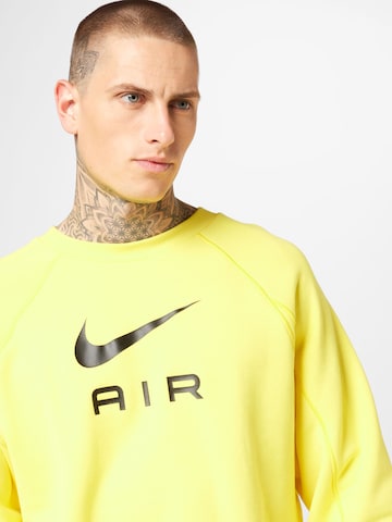 Felpa 'Air' di Nike Sportswear in giallo