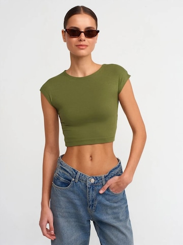 Dilvin Blouse in Groen: voorkant