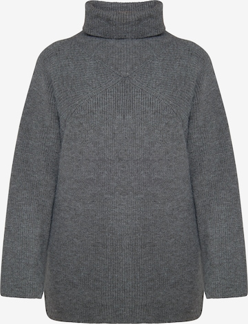 Pull-over 'Teylon' usha WHITE LABEL en gris : devant