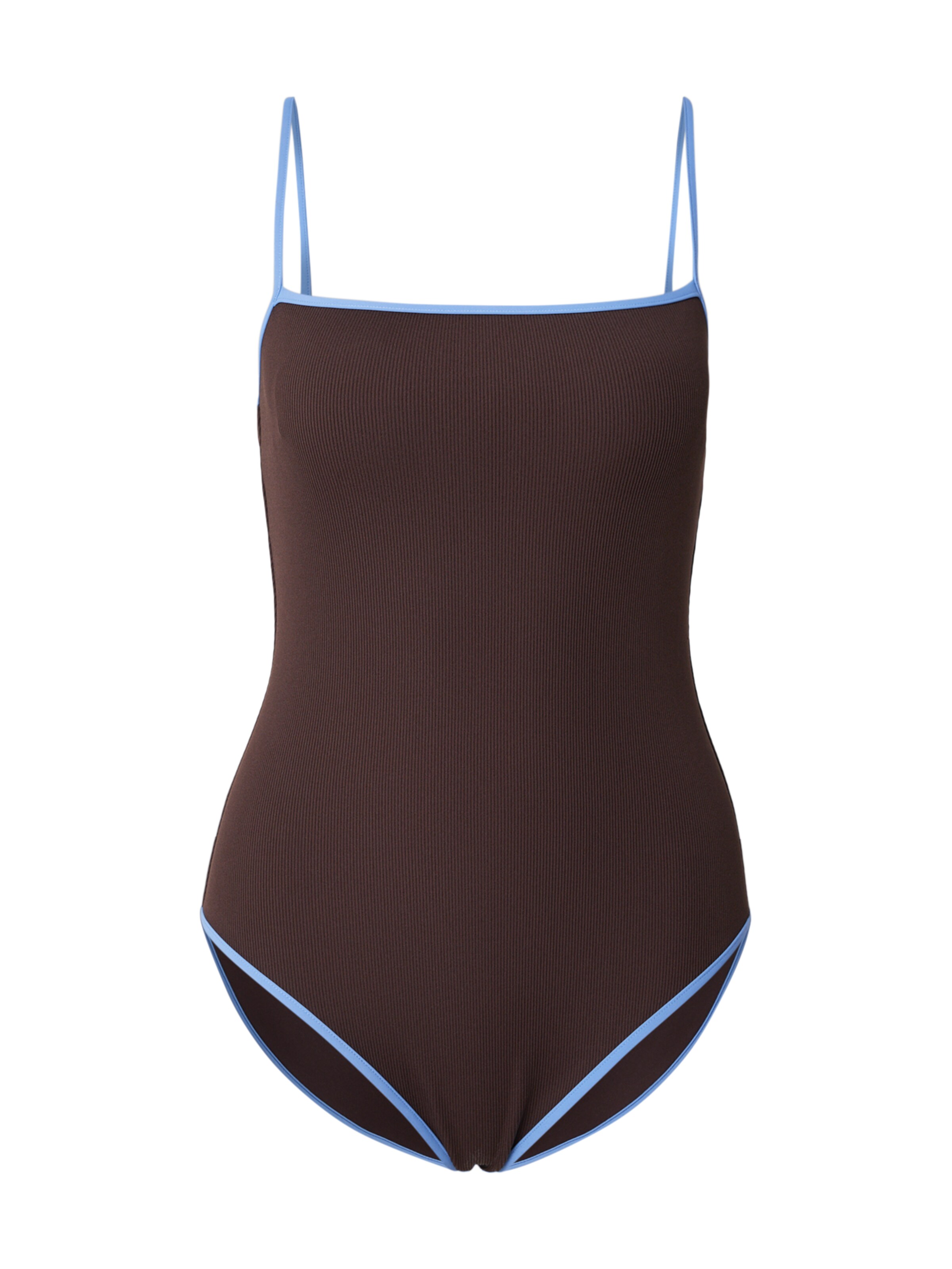 & Other Stories Maillot de bain en bleu clair / brun foncé, Vue avec produit