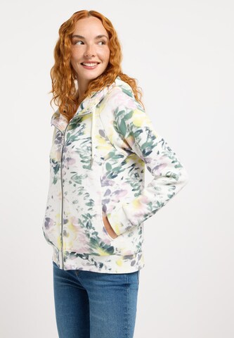 Ragwear Zip-Up Hoodie in White