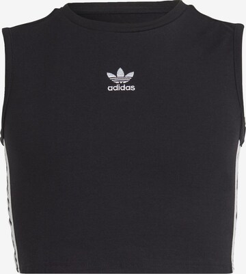 Tricou 'Adicolor' de la ADIDAS ORIGINALS pe negru: față