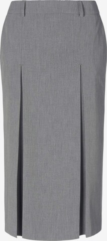 Peter Hahn Faltenrock Skirt in Grau: predná strana