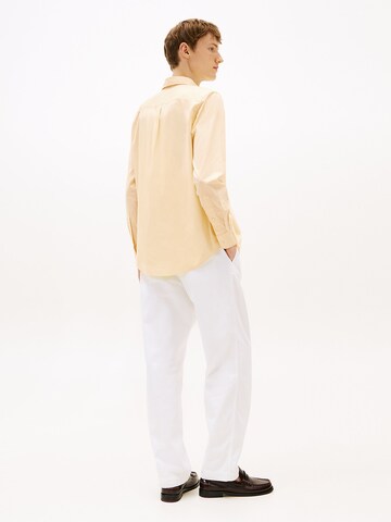 TOMMY HILFIGER Regular Fit Hemd 'Flex' in Gelb