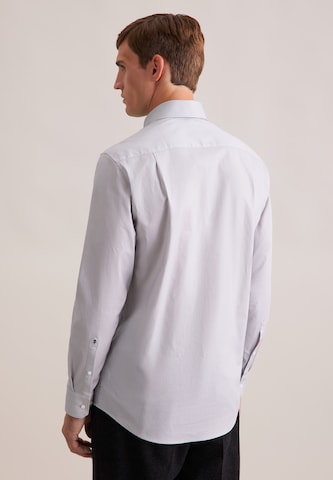 SEIDENSTICKER Regular Fit Hemd 'Schwarze Rose ' in Grau