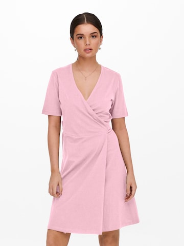 Robe 'MAY' ONLY en rose : devant