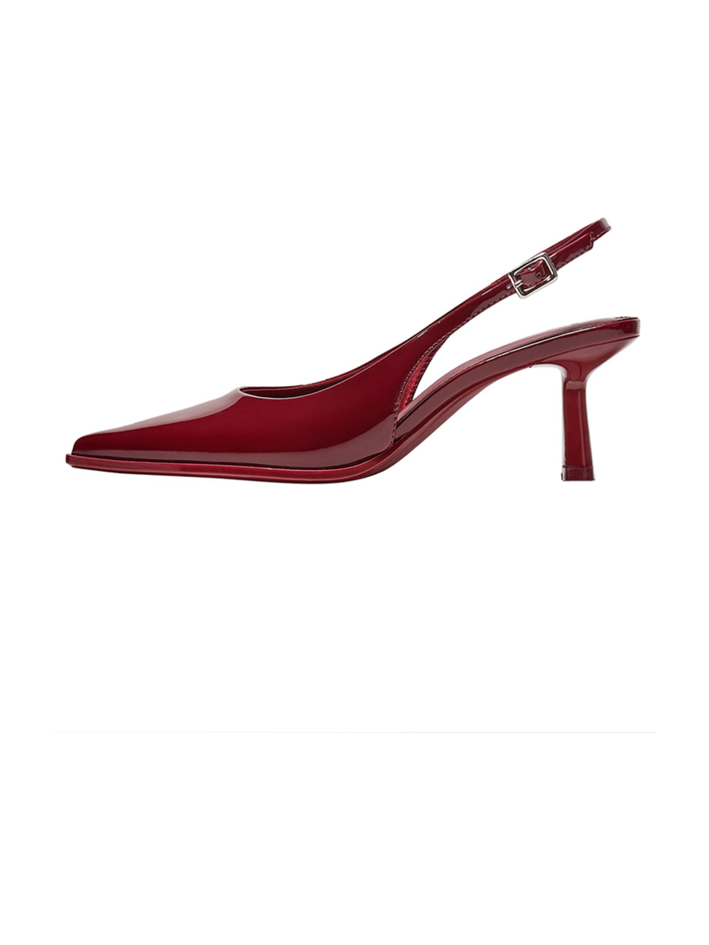 Escarpins à bride arrière Bershka en rouge