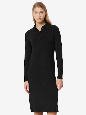 Robe-chemise Marc O'Polo en noir : devant