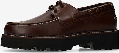 SACHA Mokassin in dunkelbraun, Produktansicht