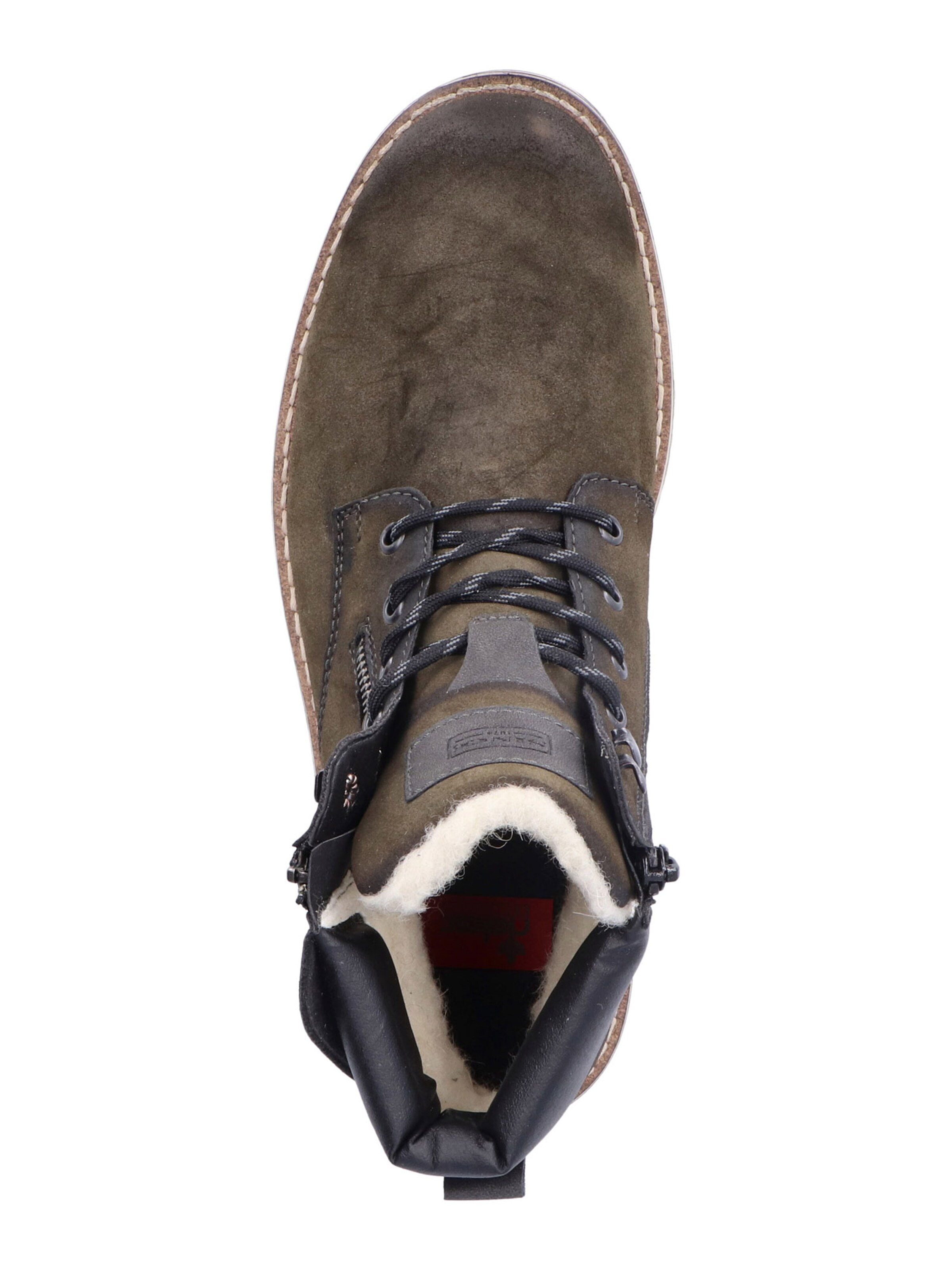 Bottines à lacets Rieker en vert