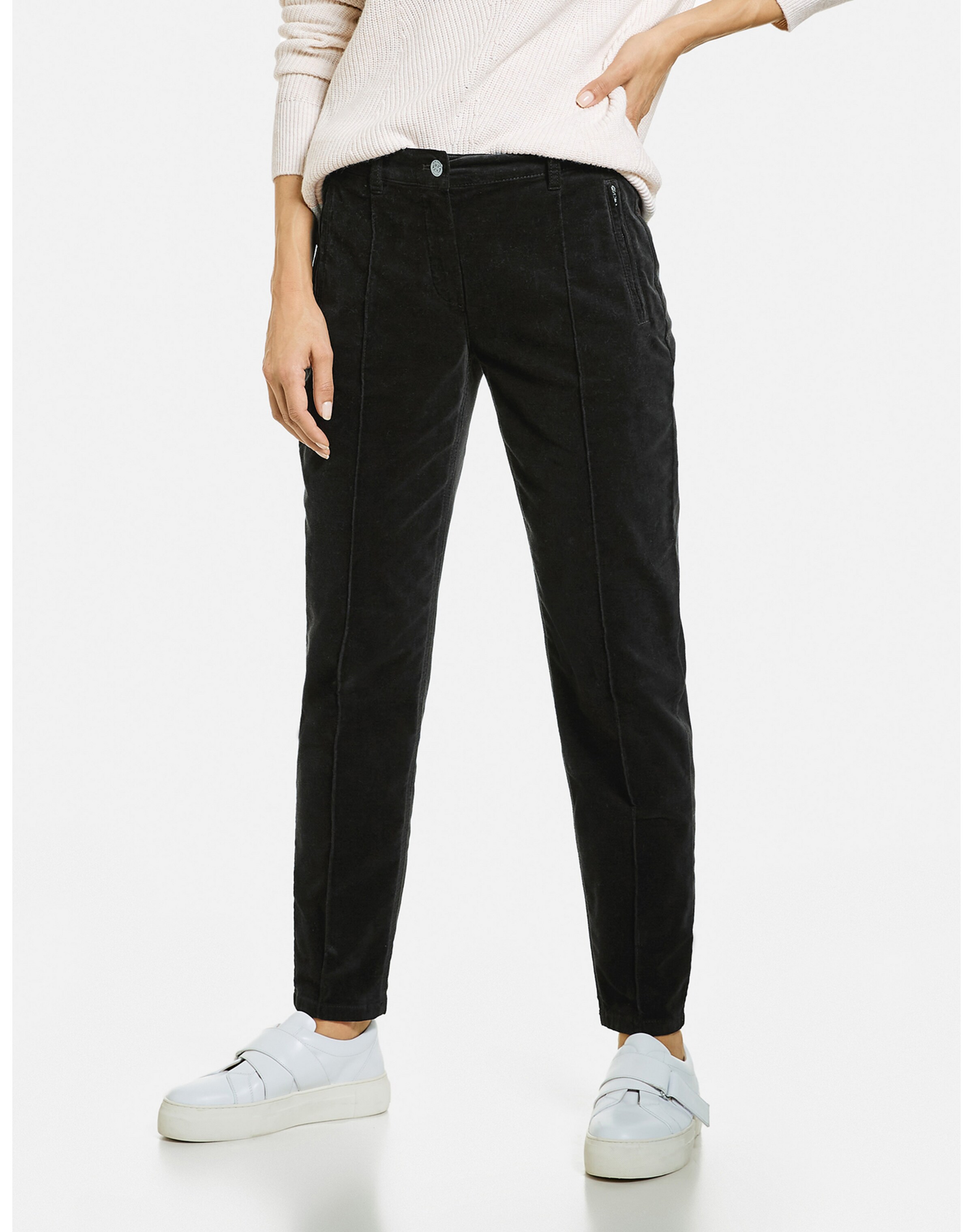 Frauen Große Größen GERRY WEBER Hose in Schwarz - TG70225 Frauen Große Größen GERRY WEBER Hose in Schwarz - TG70225