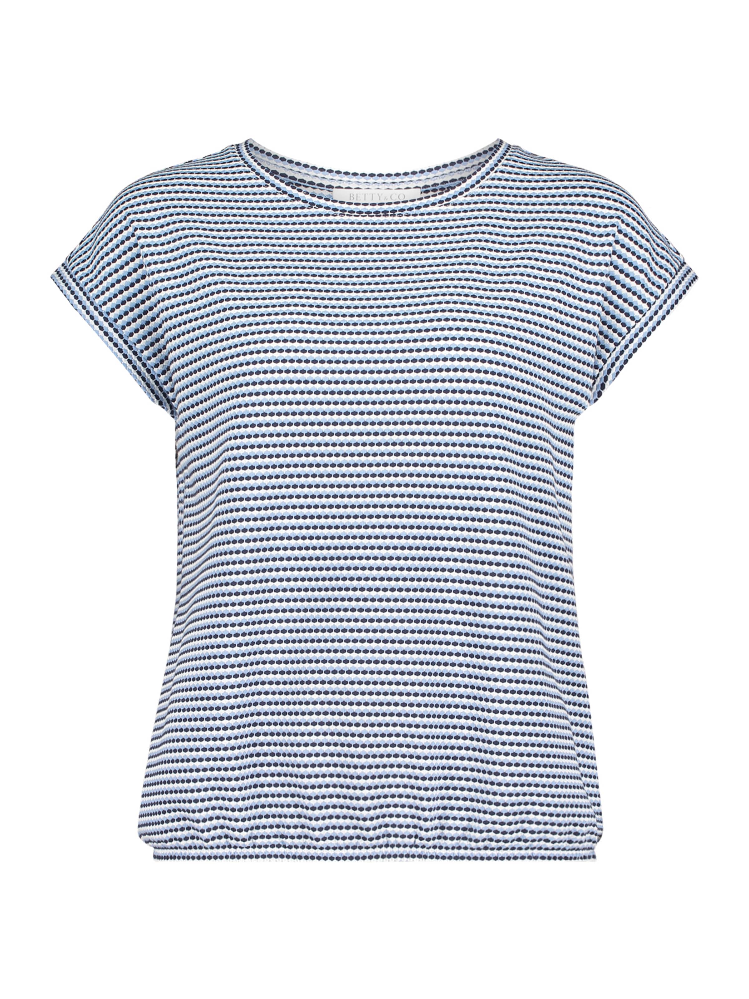T-shirt Betty & Co en bleu : devant