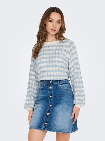JDY Pullover 'Mia' in Blau: Vorderseite