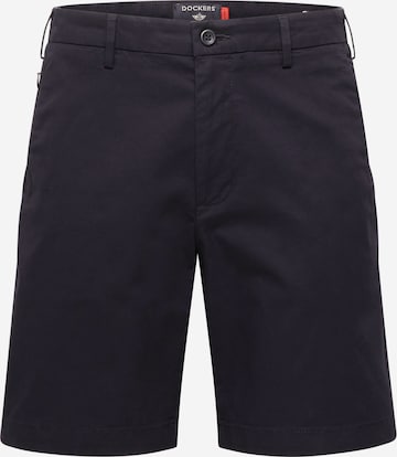 DockersChino hlače - crna boja: prednji dio