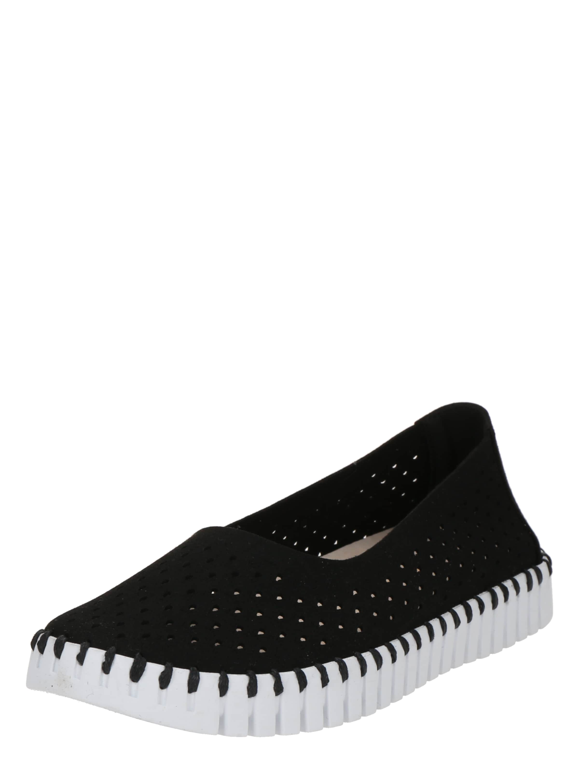 Slip on 'Tulip' ILSE JACOBSEN en noir : devant