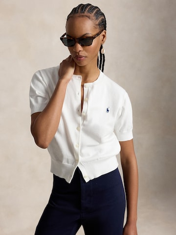 Giacchetta di Polo Ralph Lauren in bianco: frontale