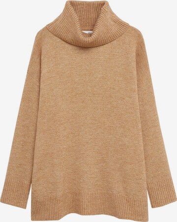 MANGO Pullover 'POLAR' in Beige: predná strana